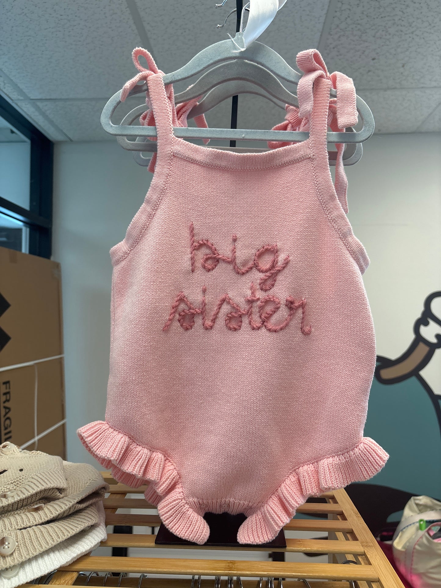 pink ruffle romper | 100% cotton | girly summer outfit