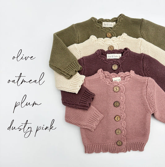 Sophia Dressy Cardigan - Oatmeal