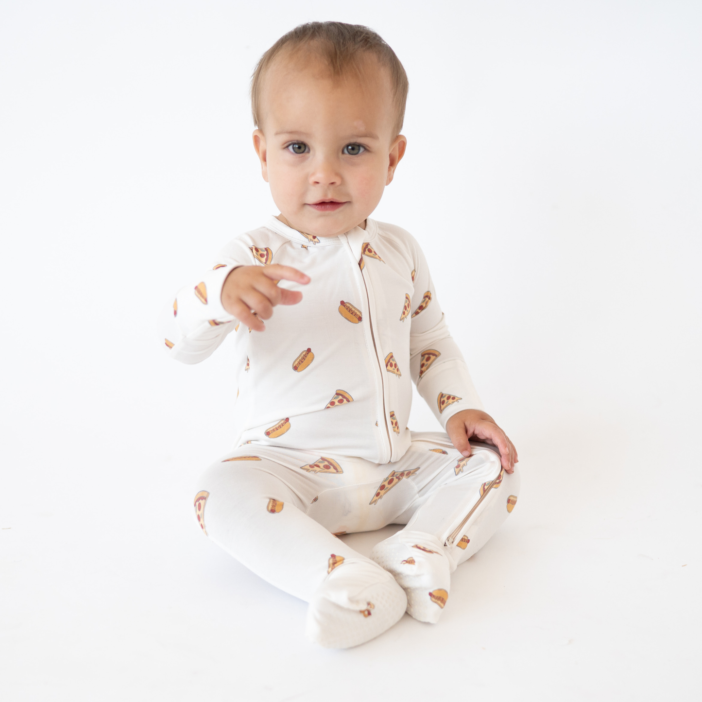 Bamboo 2-Way Convertible Zip Romper | Slice, Slice, Baby