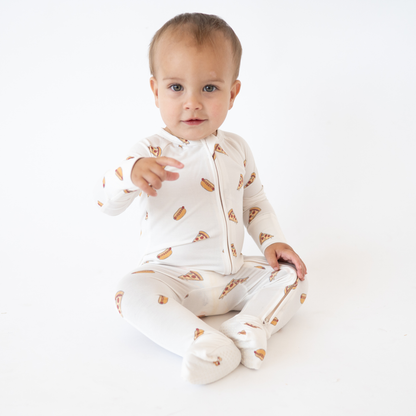 Bamboo 2-Way Convertible Zip Romper | Slice, Slice, Baby