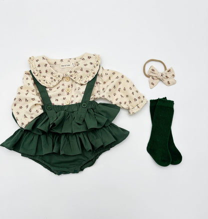Floral Skirt 3pc set