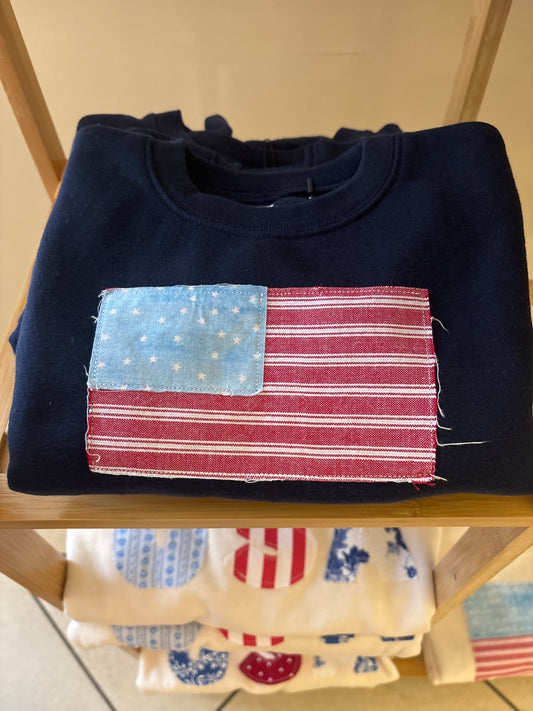 american flag pullover sweatshirts | toddler