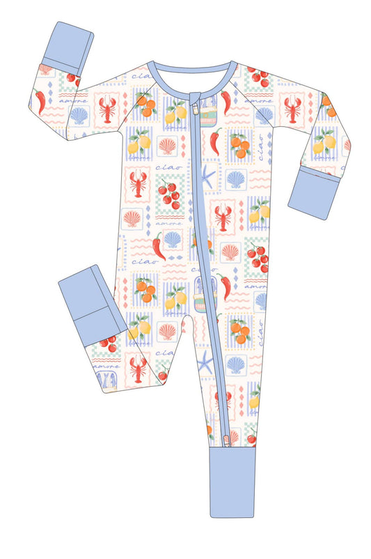 Ciao Baby Zip Onesie PJs 