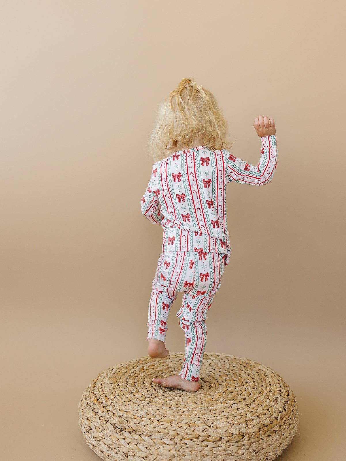 Bamboo Two Piece Set | Retro Candy Cane