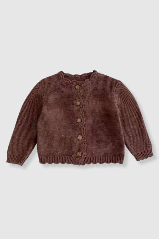 Sophia Dressy Cardigan 
 - Brown