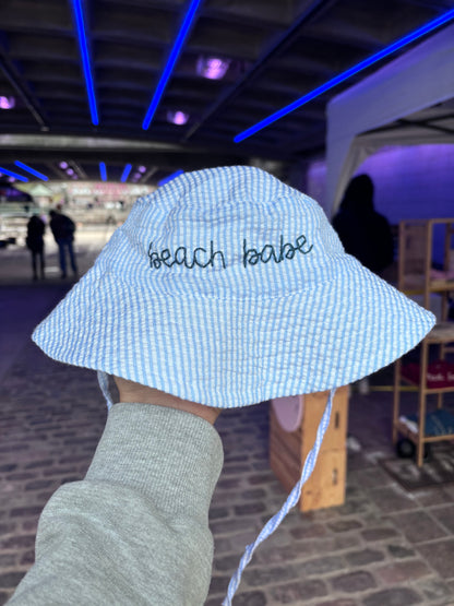 seersucker sun hats