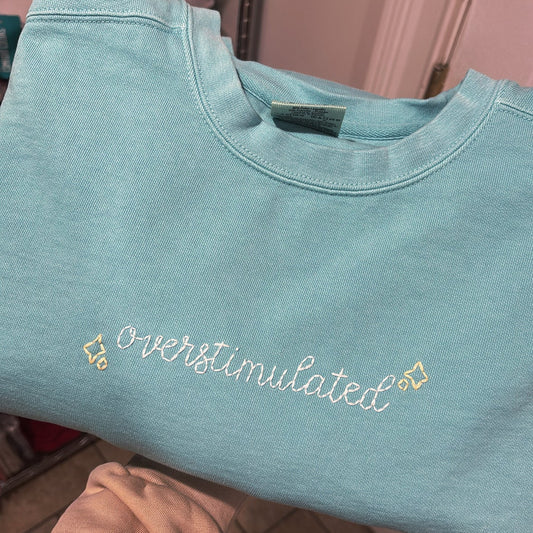 overstimulated adult pullover