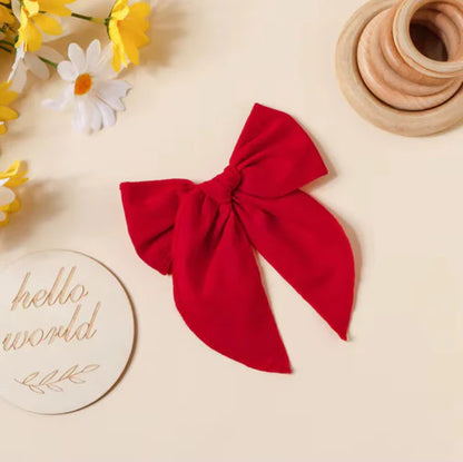 christmas hair bow