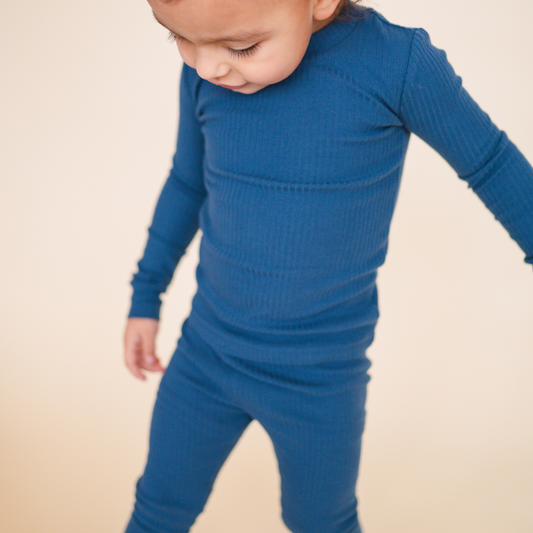 Organic Cotton 2-Piece Set | Ocean Blue | toddler + baby
