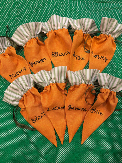 easter carrot bags