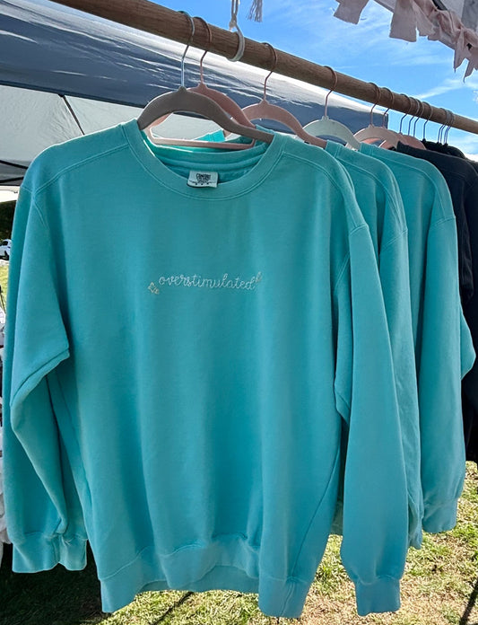 overstimulated adult pullover