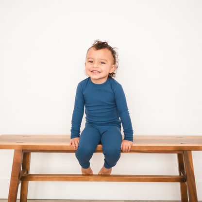 Organic Cotton 2-Piece Set | Ocean Blue | toddler + baby