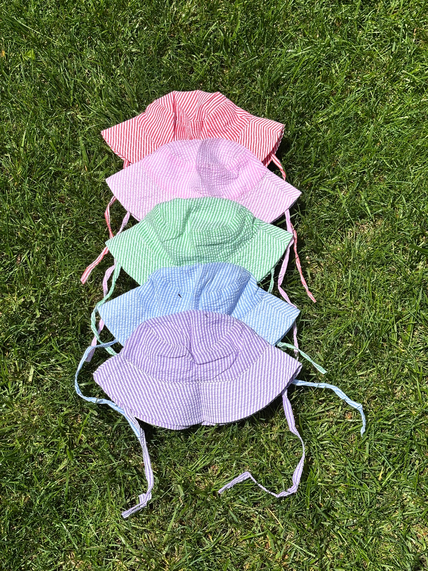 seersucker sun hats