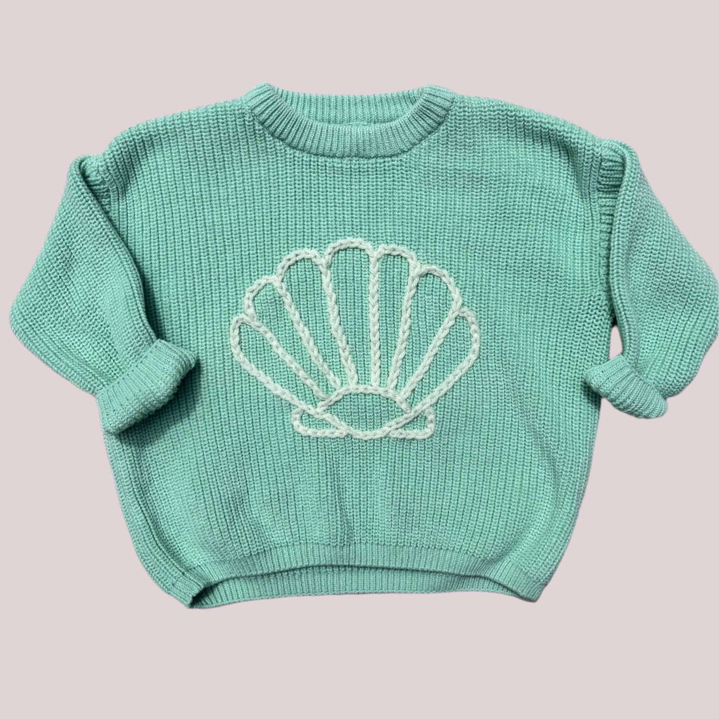 seashell knit sweater | size 2T