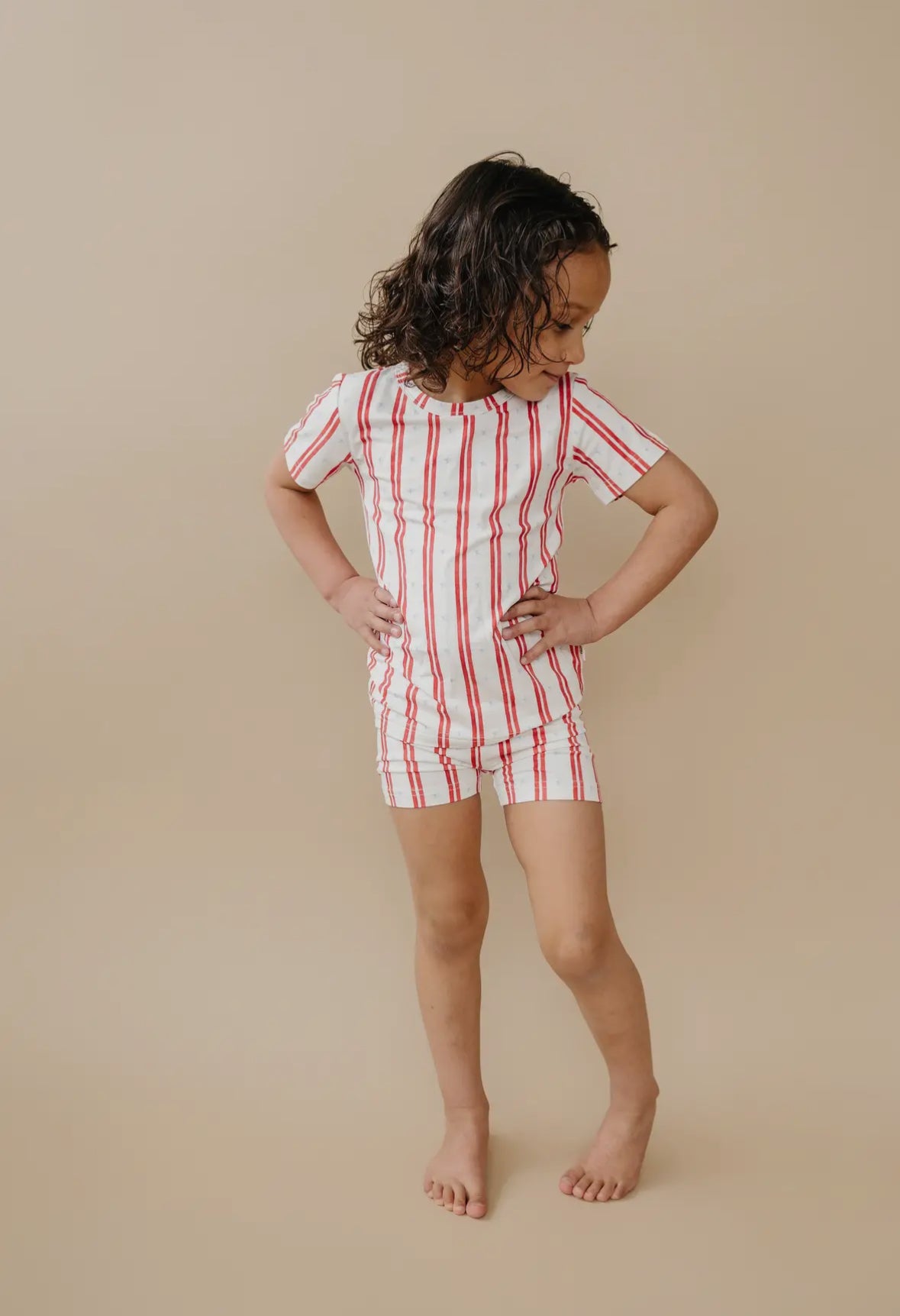 patriotic bamboo pajamas | red white and bow | stars and stripes | fourth of july