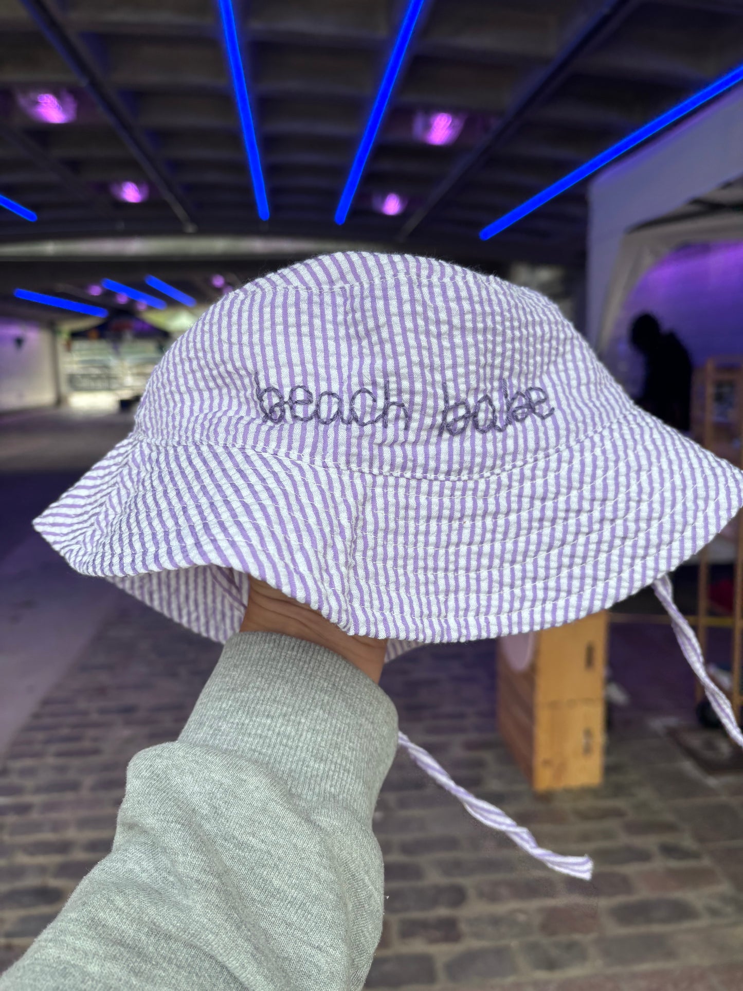 seersucker sun hats