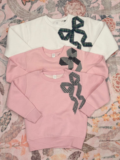 toddler girl ribbon bow pullovers |