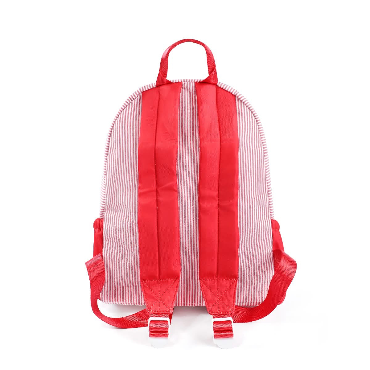 lil engine backpack | seersucker | hand embroidered