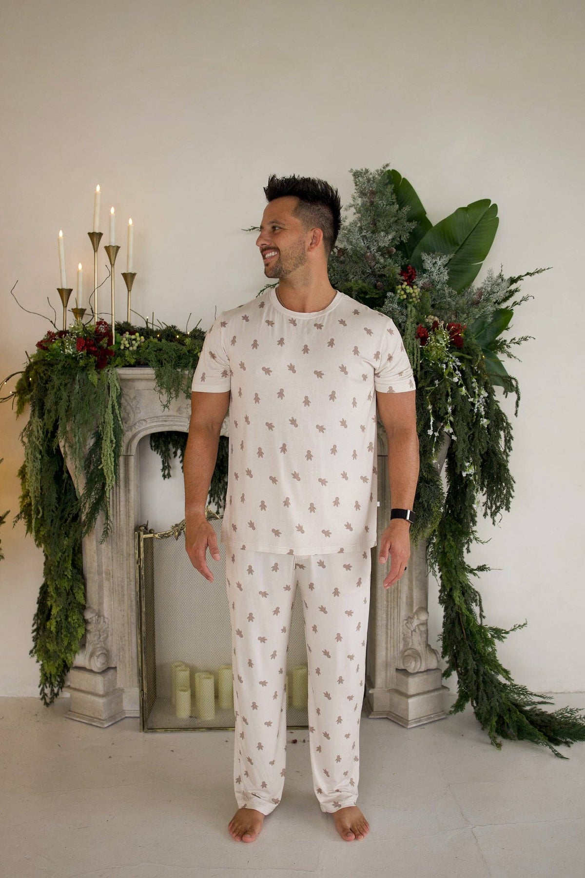 Men's Short Sleeve Pajamas | Gingersnap