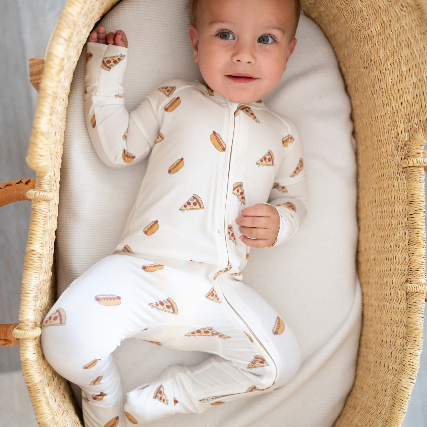 Bamboo 2-Way Convertible Zip Romper | Slice, Slice, Baby