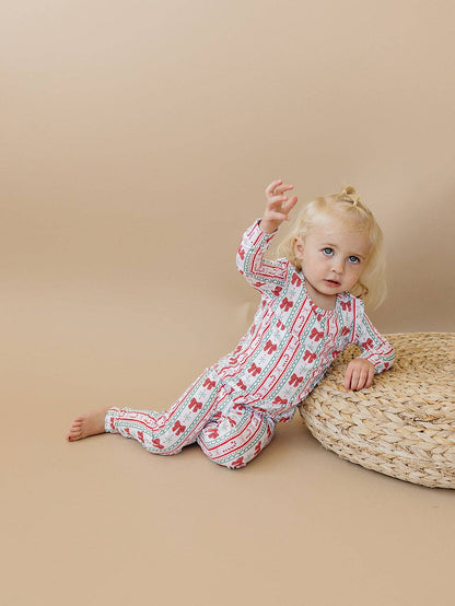 Bamboo Two Piece Set | Retro Candy Cane